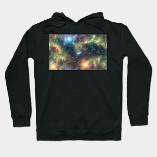 Seamless Stellar Cosmos Texture Patterns XIII Hoodie